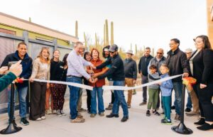 Camp Cooper renovation ribbon cutting ceremony