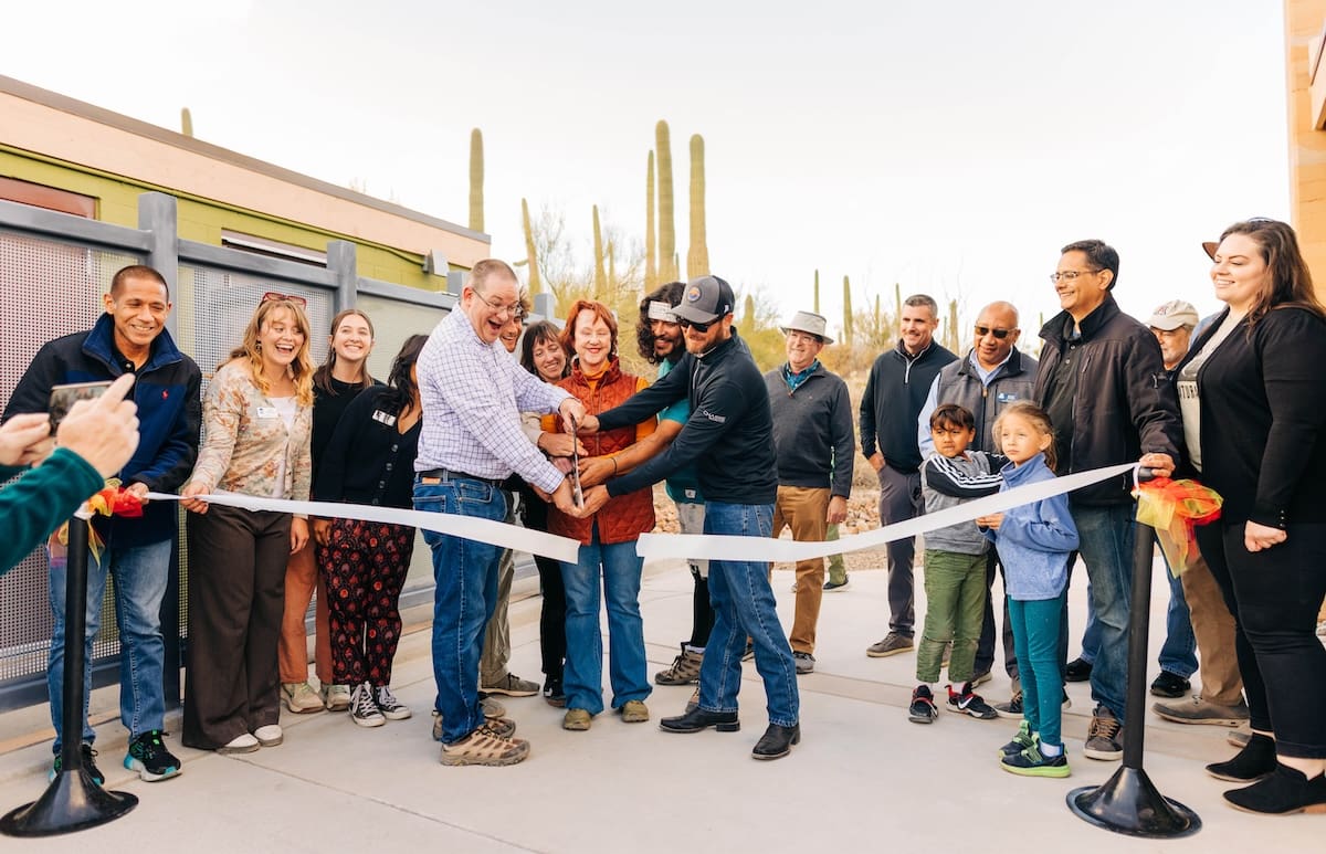 Camp Cooper renovation ribbon cutting ceremony